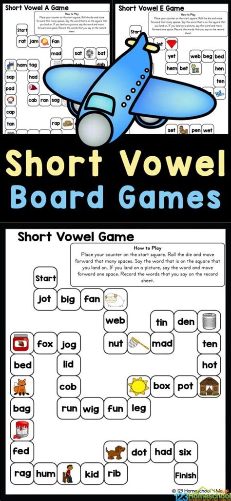 Short Vowel Games For Kids