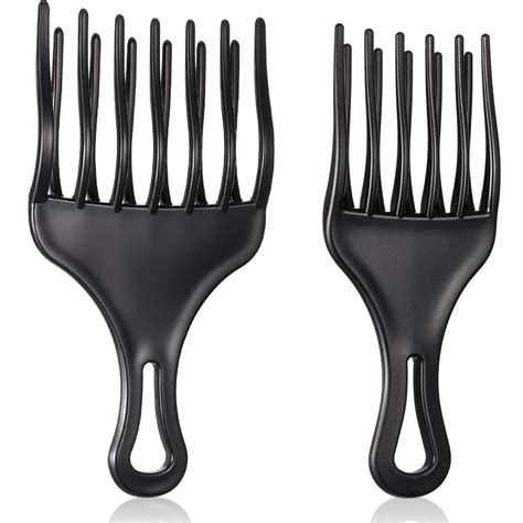 Buy 2 Pieces Hair Pick Afro Comb Double Fist Pick Large And Small