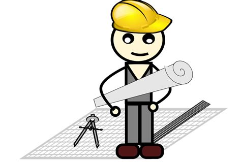 Free Clip Art Architect With Compass And Ruler By Loveandread
