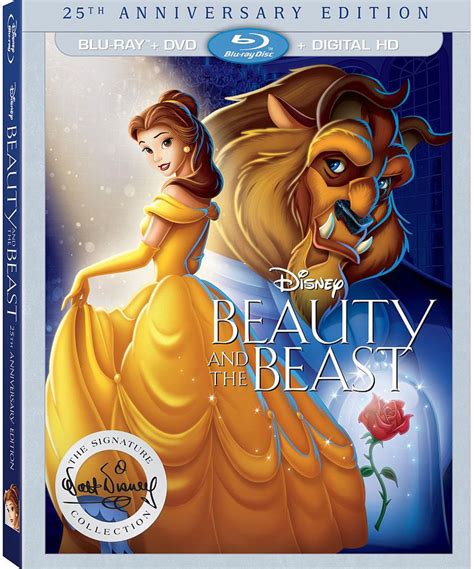 Beauty And The Beast 25th Anniversary Edition Blu Ray Dvd Digital
