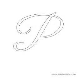 Our cursive letter writing guide shows step by step the recommended pen strokes for both upper case and lower case letters. 5 Best Images of Printable Letter Stencils P - Letter P Stencil, Cut Out Letter Stencils to ...