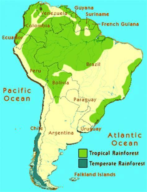 Map Of Brazil Rainforest Rainforest In Brazil Map South America