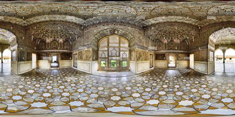 Vue à 360° De Sheesh Mahal Palais Des Miroirs Au Fort De Lahore