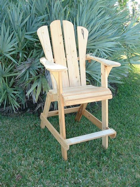 Custom Made Adirondack Chair Extra Tall Design Lawn Furniture Pallet
