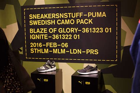 Recap Swedish Camo Pack Release Party In London Sneakersnstuff Blog