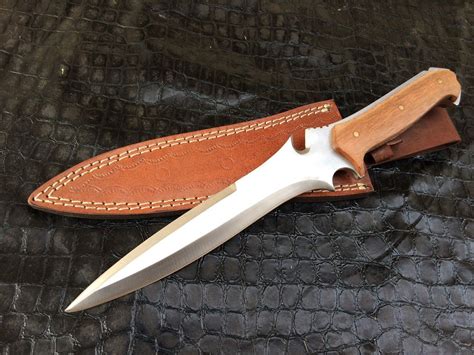 Handmade Carbon Steel Re Krauser S Knife Bowie Knife Tactical Knife Ebay