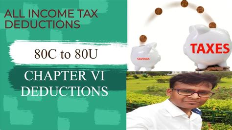 Deductions Under Section 80c To 80u I All Income Tax Deductions 80c