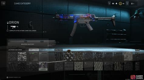 Lachmann Sub Mp5 Camo Challenges And Tips For Completing Them Weapon