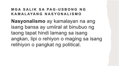 Ap 3rd Quarter Week 6 Pag Usbong Ng Nasyonalismo At Paglaya Ng Mga Vrogue