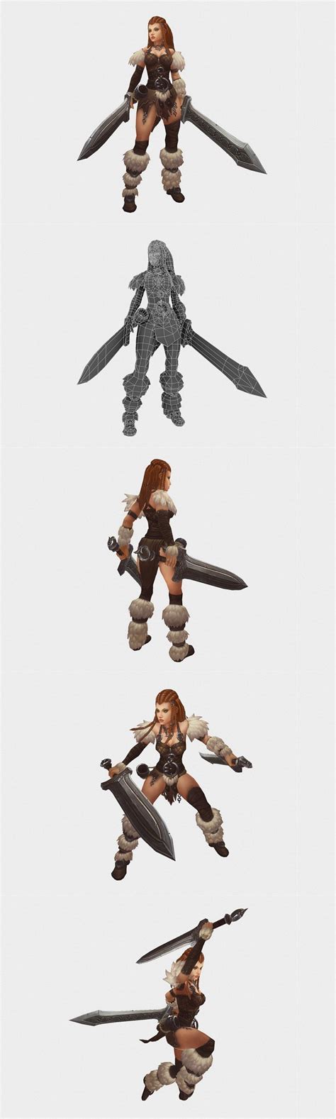 Barbarian Girl 3d Characters 3d Characters Character Character