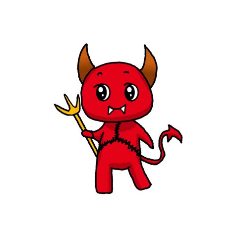 How To Draw A Cute Devil Step By Step Easy Drawing Guides Drawing
