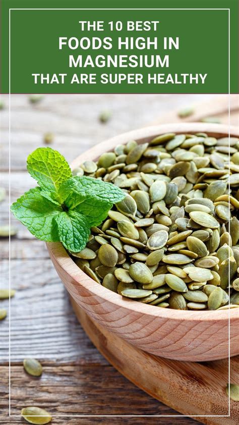 top 10 magnesium rich foods for a healthy diet