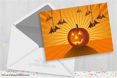 Carte Joyeux Halloween Carte Virtuelle Dhalloween