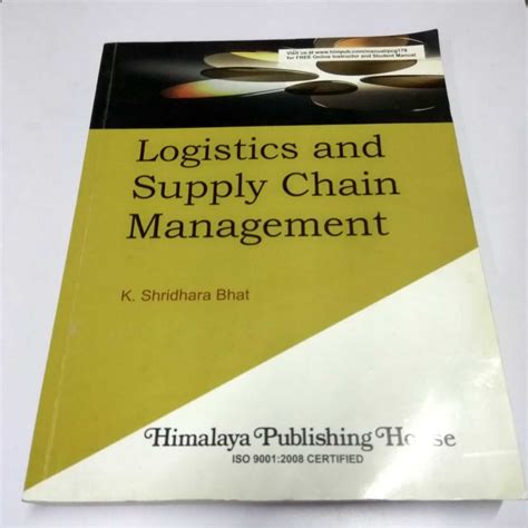 Logistics And Supply Chain Management New Like Book Pikmybook