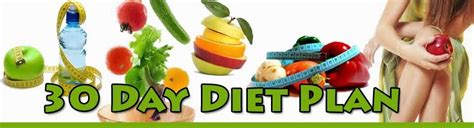 30 Day Diet Plan 30 Pounds In 30 Days Naturally