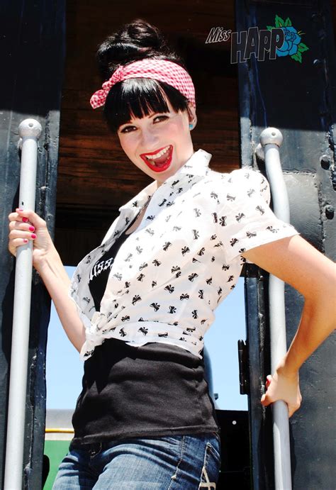 Miss Happ Rockabilly And Pin Up Clothing Miss Happ Bandana Photoshoot