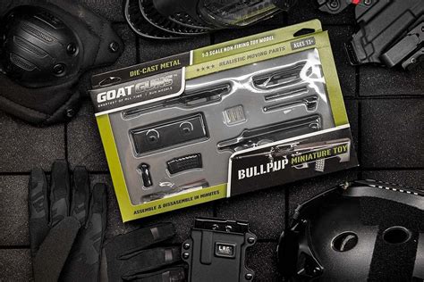 Buy Goatguns Miniature Bullpup Model Black 13 Scale Die Cast Metal