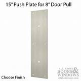 Commercial Door Push Pull Plates