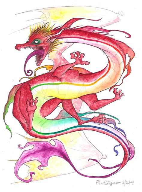 Watercolor Dragon By Blabberabbit On Deviantart