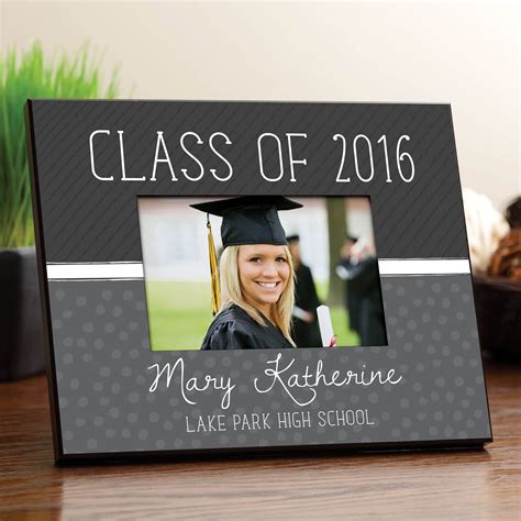 For The Graduate Personalized Frame Graduation Occasion