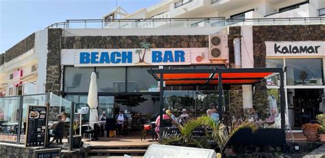 Beach Bar Costa Teguise With Webcam On Lanzarote Homepage