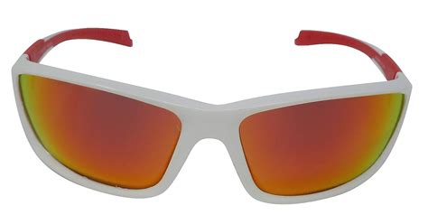 Free Uk Shipping Stingray White Sport Sunglasses Polarized Red Mirror Cat 3 Uv400 Anti Glare