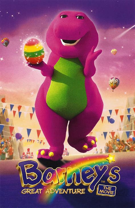 Barneys Great Adventure The Movie Vhs Barney Purple Dinosaur 1998 923