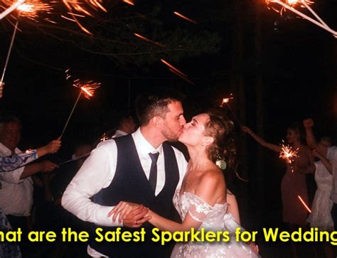 Using Sparklers Indoors The Right Sparkler For An Indoor Wedding
