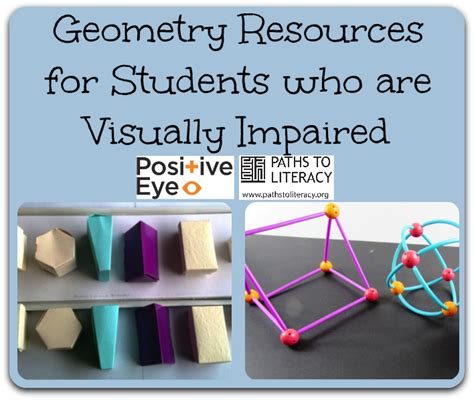 Geometry Resources For Students With Visual Impairment Paths To Literacy