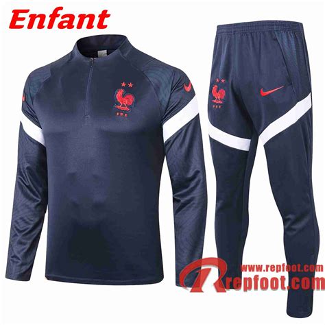 Vous trouverez des couleurs pétillantes, à associer. Survetement Foot France Enfant 2020 2021 Bleu