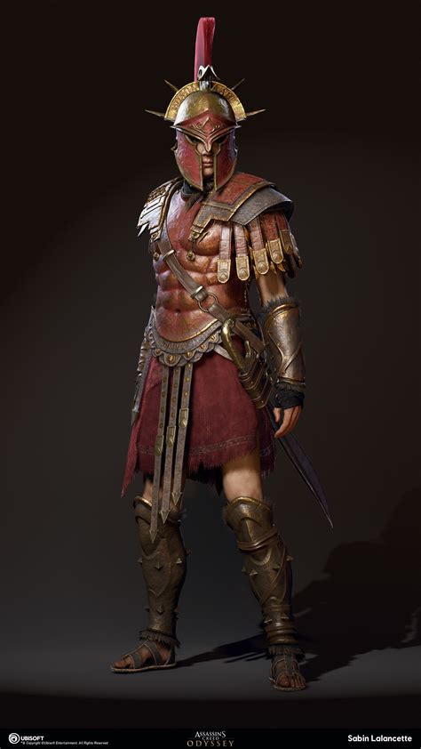 artstation alexios kassandra outfit spartan war hero sabin lalancette assassins creed