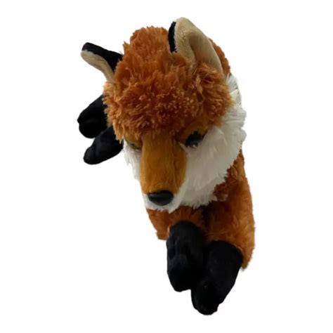 Aurora Fox Plush Furry Soft Adorable Cuddly Stuffed Animal Kids Toy