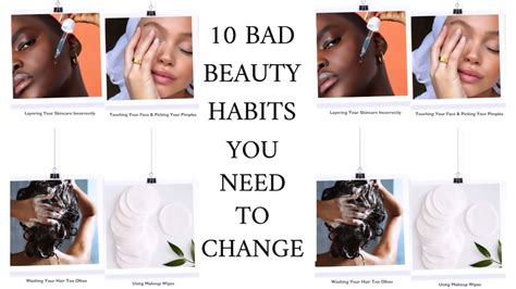 10 Bad Beauty Habits You Need To Change Claire Petulengro