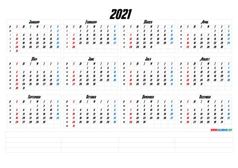 Are you looking for a printable calendar? 2021 Calendar with Week Numbers Printable (6 Templates ...