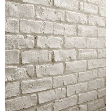 Le parement brique blanche panespol est. 14 angles Manhattan en plâtre, blanc | Parement pierre ...