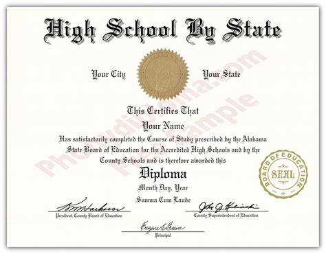 Fake High School And Secondary Diplomas