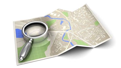 Find On Map Stock Illustration Illustration Of Magnify 81064945