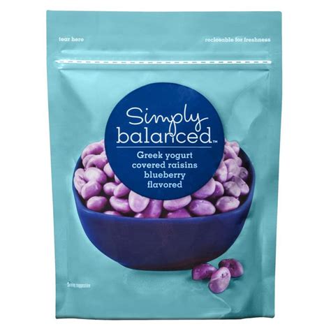 Simply Balanced Blueberry Greek Yogurt Covered Raisins 5 Oz Reviews 2021