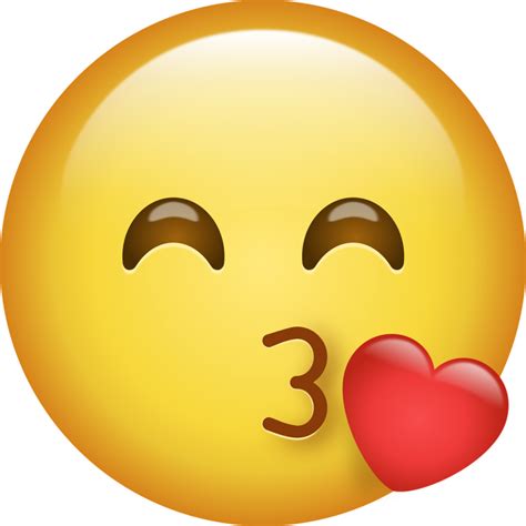 Kissing Emoji Png Png Transparent Overlay