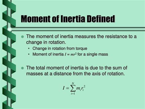 Ppt Moment Of Inertia Powerpoint Presentation Free Download Id6695520