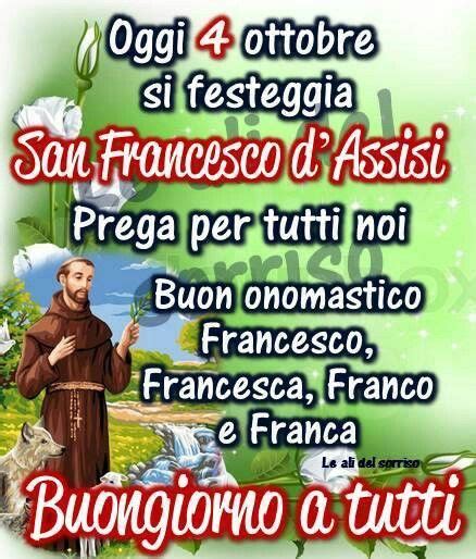 E all'improvviso vi ritroverete ad aver fatto l'impossibile. Buon onomastico Francesco | Buon onomastico, Onomastico ...