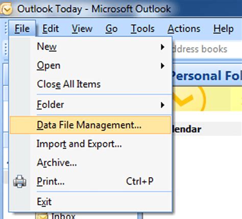 Outlook allows you to create outlook data files (personal folders or.pst files) to give you additional storage capability. How to Set Password for MS Office Outlook 2007