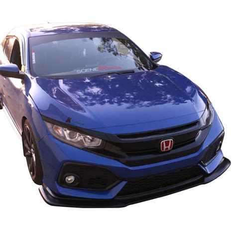 Available in sedan, hatchback & coupe body styles. 2017-2020 Honda Civic Hatchback Sport GT Style Front ...