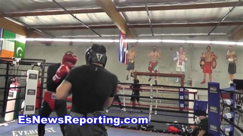 Alex Sparring Matthysse In Oxnard Esnews Boxing Youtube