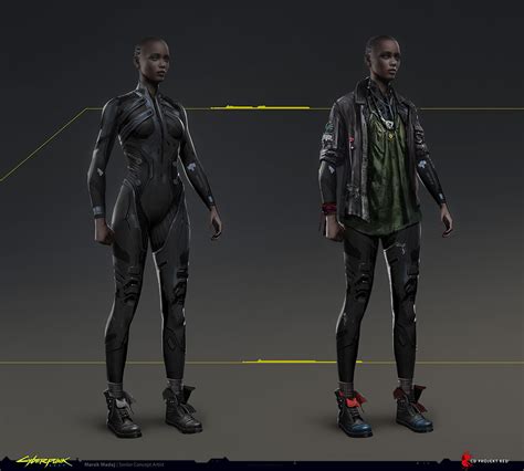 Marek Madej Cyberpunk 2077 T Bugnetrunning Suit
