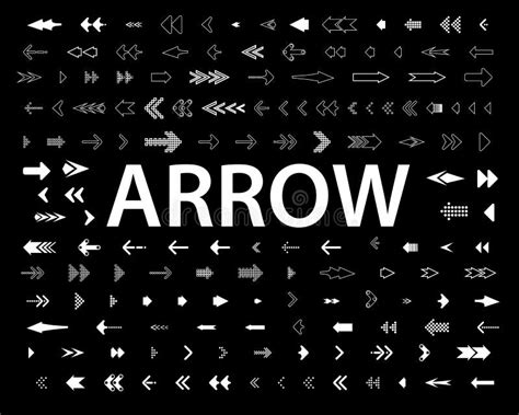 Arrows Vector Collection With Elegant Style And Black Color Arrow