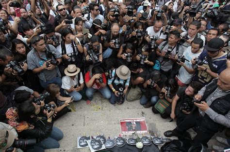 Huge Mexico City Rally Over Killing Of Journalist The New York Times