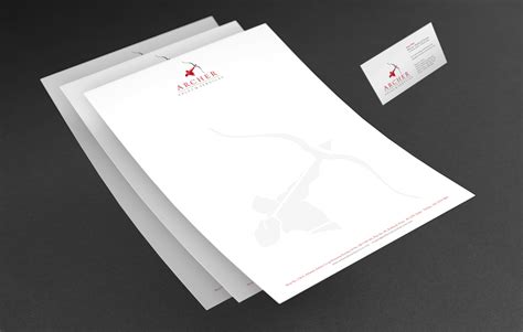 Archer Sales And Services Brand Logo And Identity Design