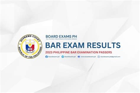Bar Exam Results 2023 Philippine Bar Examination List Of Passers