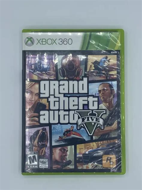 Grand Theft Auto V Gta 5 Microsoft Xbox 360 ~ Complete W Map Manual